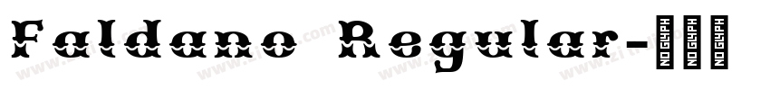 Faldano Regular字体转换